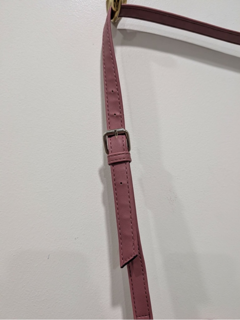 Nine West Pink Quilted Mini Satchel with Chain Strap - Picture 5 of 5